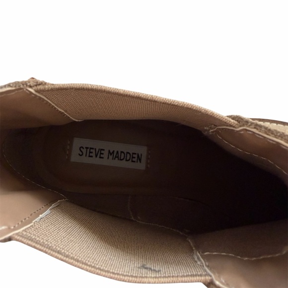 Steve Madden Tan Chelsea Boots - Picture 5 of 6